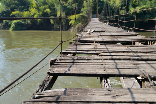 Wooden bridge